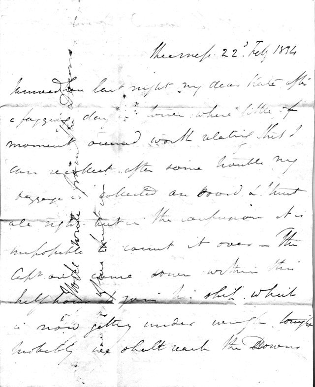 Letter 1, page 1