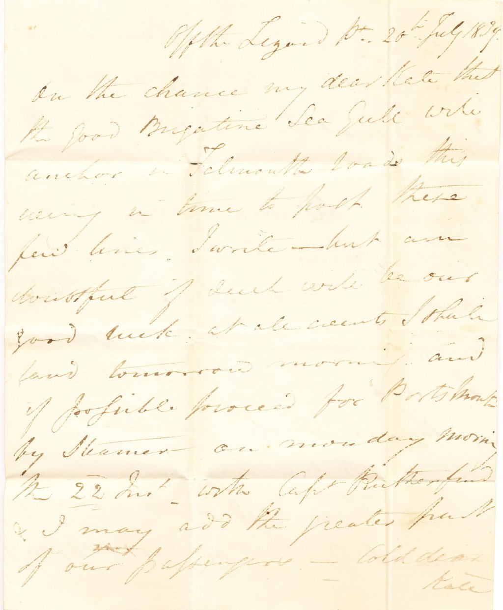 Letter 126, page 1